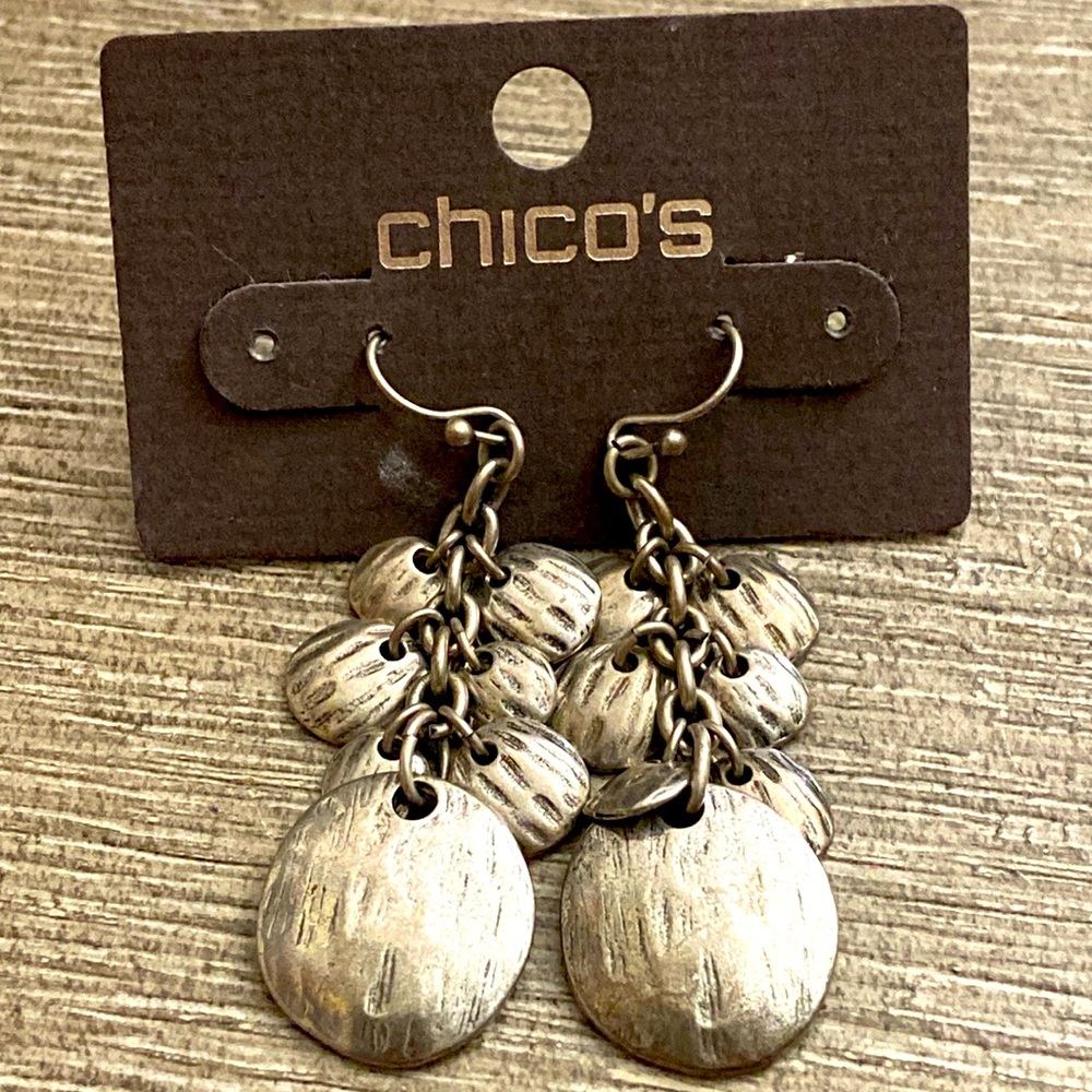 Vintage 90s NWTs Chicos Kimba Dangling Earrings